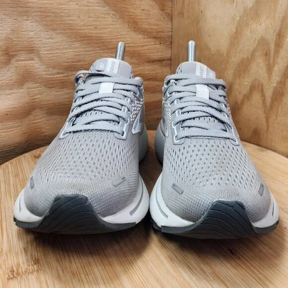 Brooks Ghost 14 Womens Gray Running Shoes Sneakers Size 7 - Picture 2 of 10